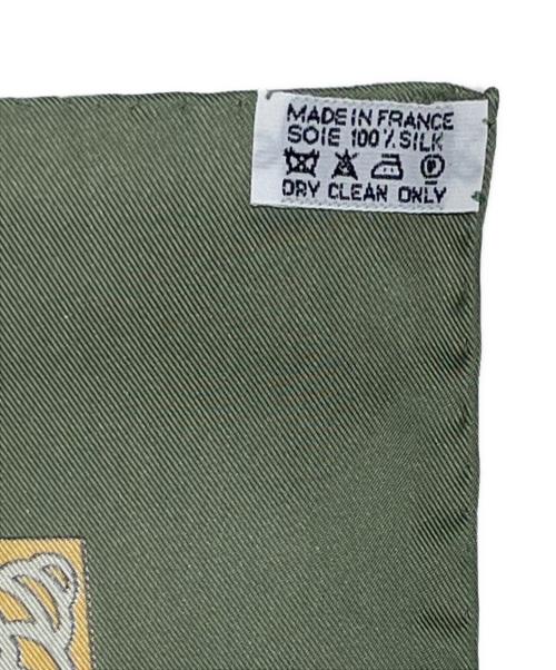 HERMES（エルメス）HERMES (エルメス) カレ90 Les Legendes de L'arbre グリーン サイズ:90 未使用品の古着・服飾アイテム