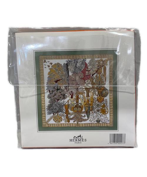 HERMES（エルメス）HERMES (エルメス) カレ90 Les Legendes de L'arbre グリーン サイズ:90 未使用品の古着・服飾アイテム