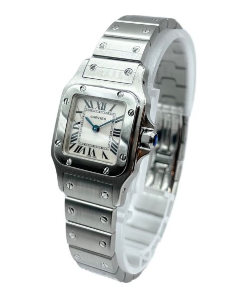 Cartier（カルティエ）Cartier (カルティエ) サントスガルベSM W20056D6 アイボリー文字盤の古着・服飾アイテム