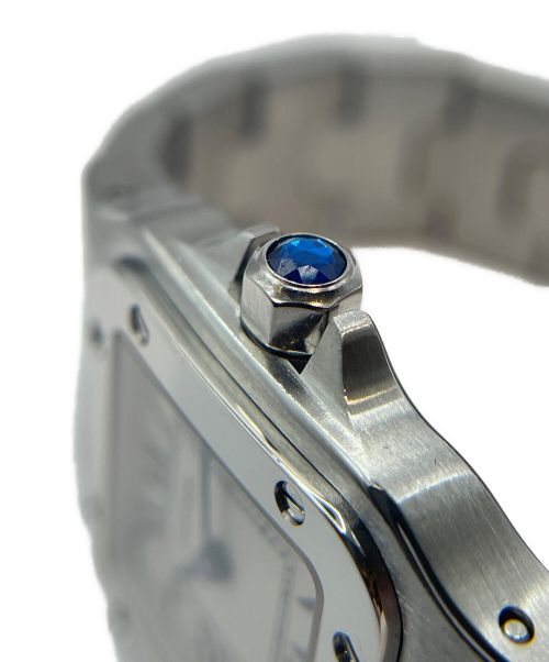 Cartier（カルティエ）Cartier (カルティエ) サントスガルベSM W20056D6 アイボリー文字盤の古着・服飾アイテム