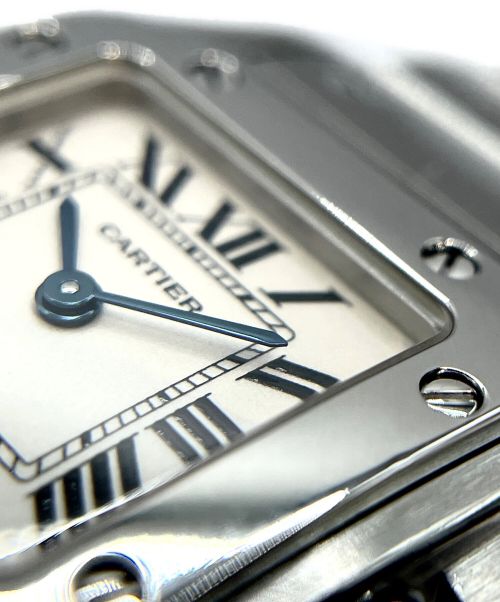 Cartier（カルティエ）Cartier (カルティエ) サントスガルベSM W20056D6 アイボリー文字盤の古着・服飾アイテム