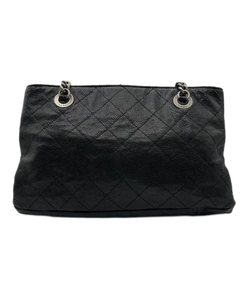 CHANEL（シャネル）CHANEL (シャネル) マトラッセチェーンハンドバッグ ブラックの古着・服飾アイテム