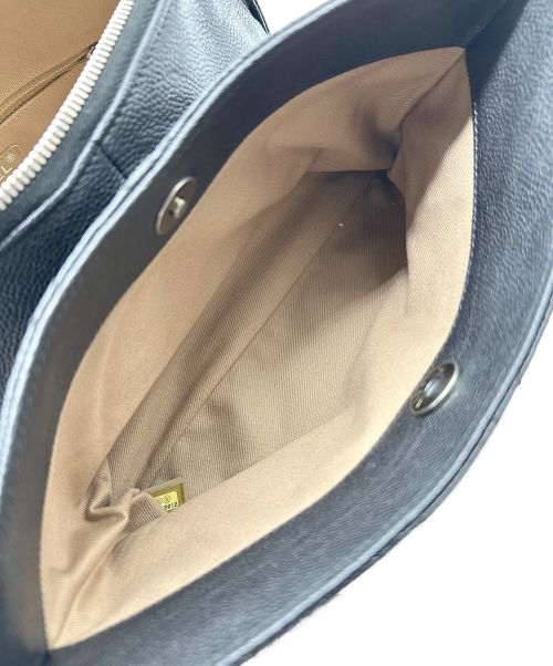 CHANEL（シャネル）CHANEL (シャネル) マトラッセチェーンハンドバッグ ブラックの古着・服飾アイテム