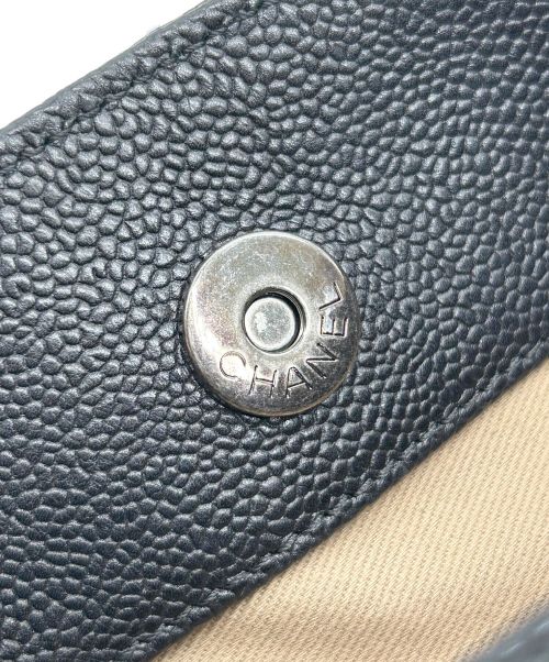 CHANEL（シャネル）CHANEL (シャネル) マトラッセチェーンハンドバッグ ブラックの古着・服飾アイテム