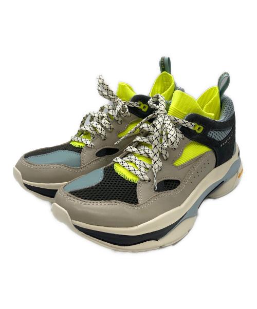 BRANDBLACK（ブランドブラック）BRANDBLACK (ブランドブラック) スニーカー グレー×イエロー サイズ:27の古着・服飾アイテム