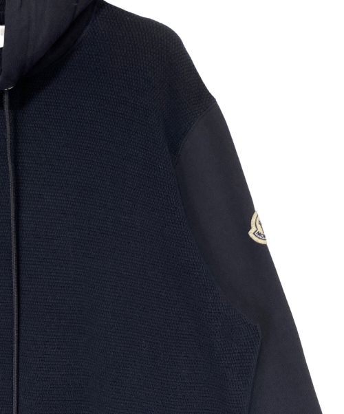 MONCLER（モンクレール）MONCLER (モンクレール) GIROCOLLO TRICOT/パーカー ネイビー サイズ:Lの古着・服飾アイテム