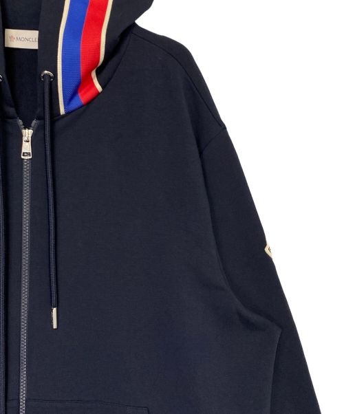 MONCLER（モンクレール）MONCLER (モンクレール) FELPA APERTA CON/パーカー ネイビー サイズ:XLの古着・服飾アイテム