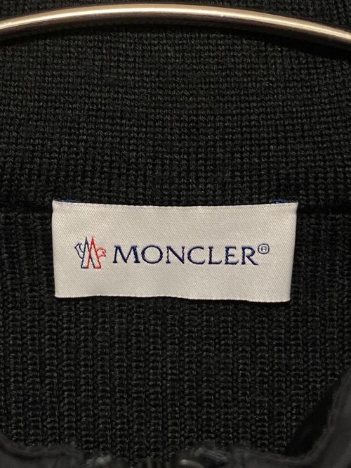 MONCLER（モンクレール）MONCLER (モンクレール) MAGLIONE TORICOT CARDIGAN/ブルゾン ブラック サイズ:Lの古着・服飾アイテム