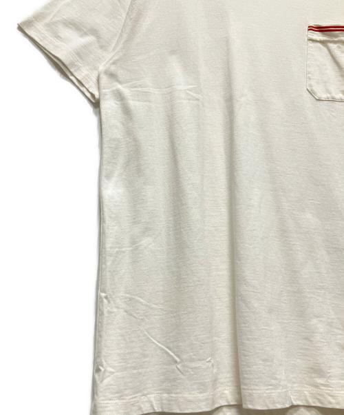 GUCCI（グッチ）GUCCI (グッチ) GGライン カットソー アイボリー サイズ:Mの古着・服飾アイテム