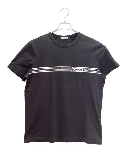 MONCLER（モンクレール）MONCLER (モンクレール) ロゴ Tシャツ MAGLIA T-shirt ネイビー サイズ:Lの古着・服飾アイテム
