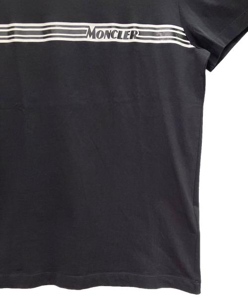 MONCLER（モンクレール）MONCLER (モンクレール) ロゴ Tシャツ MAGLIA T-shirt ネイビー サイズ:Lの古着・服飾アイテム