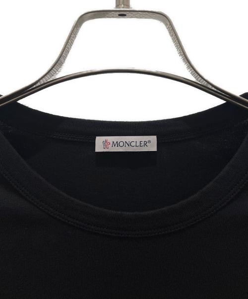 MONCLER（モンクレール）MONCLER (モンクレール) MAGLIA T-SHIRT/ロゴTシャツ ブラック サイズ:Lの古着・服飾アイテム