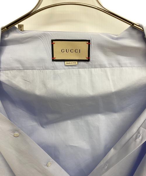 GUCCI（グッチ）GUCCI (グッチ) シャツ スカイブルー サイズ:41の古着・服飾アイテム