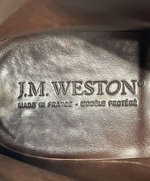 J.M.WESTON（ジェイエムウエストン）J.M.WESTON (ジェイエムウエストン) クロコダイル レザーシューズ ブラウン サイズ:無しの古着・服飾アイテム