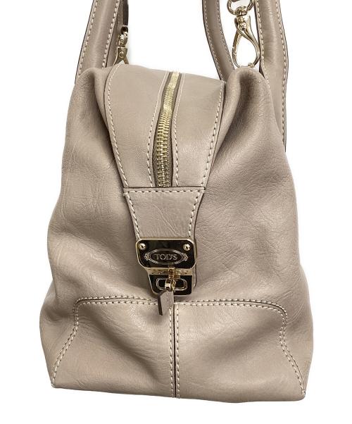 TOD'S（トッズ）TOD'S (トッズ) 2WAYショルダーバッグ グレージュの古着・服飾アイテム