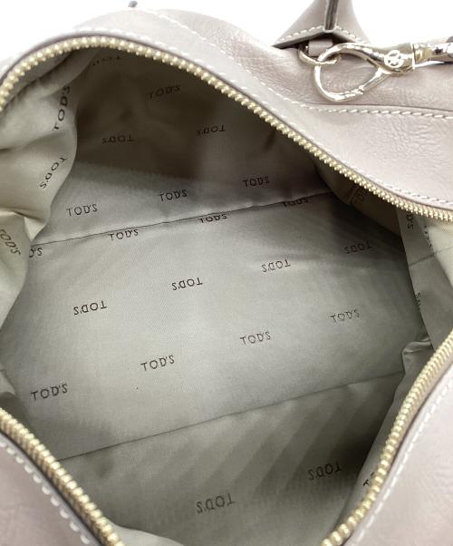 TOD'S（トッズ）TOD'S (トッズ) 2WAYショルダーバッグ グレージュの古着・服飾アイテム