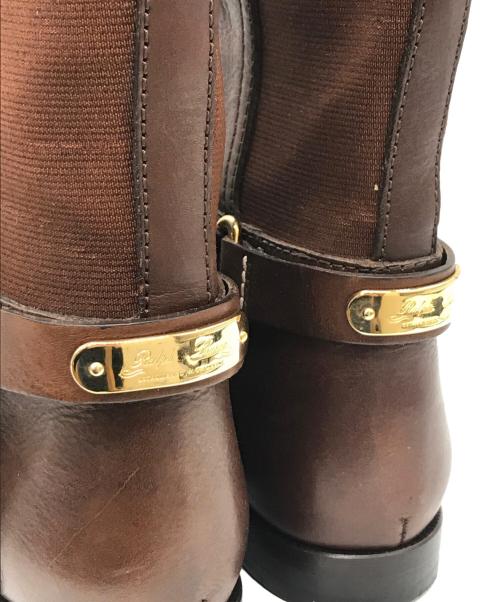 RALPH LAUREN（ラルフローレン）RALPH LAUREN (ラルフローレン) ロングジョッキーブーツ ブラウン サイズ:US7の古着・服飾アイテム