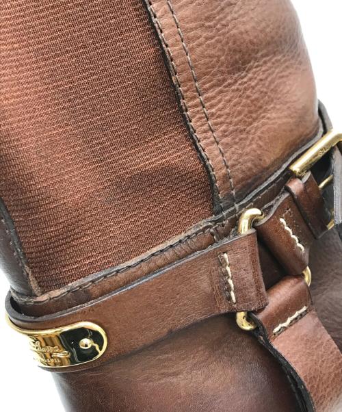 RALPH LAUREN（ラルフローレン）RALPH LAUREN (ラルフローレン) ロングジョッキーブーツ ブラウン サイズ:US7の古着・服飾アイテム