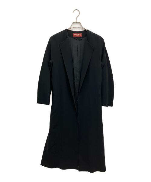 Max Mara Studio（マックスマーラ ストゥディオ）Max Mara Studio (マックスマーラ ストゥディオ) ロングコート ブラック サイズ:40の古着・服飾アイテム
