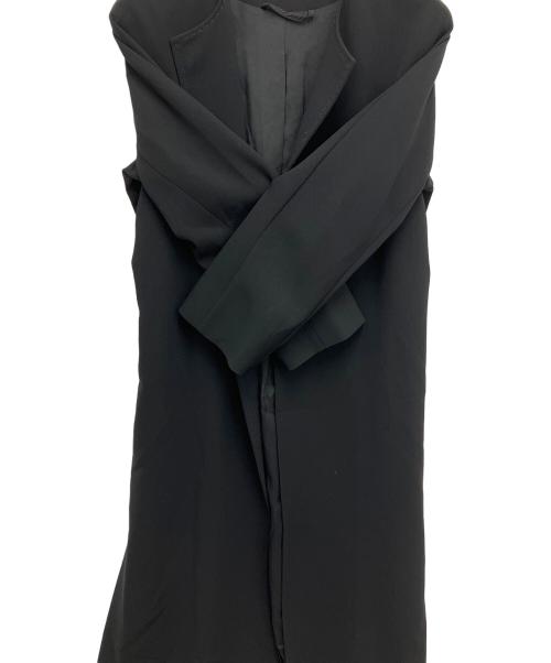 Max Mara Studio（マックスマーラ ストゥディオ）Max Mara Studio (マックスマーラ ストゥディオ) ロングコート ブラック サイズ:40の古着・服飾アイテム