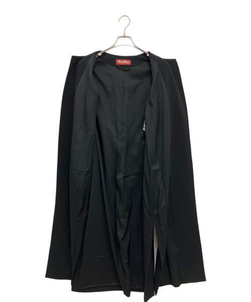 Max Mara Studio（マックスマーラ ストゥディオ）Max Mara Studio (マックスマーラ ストゥディオ) ロングコート ブラック サイズ:40の古着・服飾アイテム