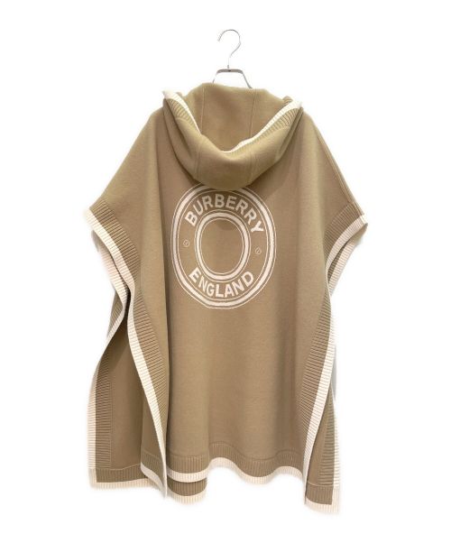 BURBERRY LONDON（バーバリーロンドン）BURBERRY LONDON (バーバリーロンドン) カシミヤ混ニットポンチョコート ベージュ サイズ:FREEの古着・服飾アイテム