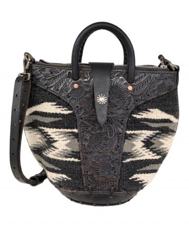 中古・古着通販】RRL (ダブルアールエル) ジャガーレザー2wayバッグ