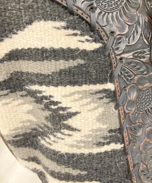 RRL（ダブルアールエル）RRL (ダブルアールエル) ジャガーレザー2wayバッグ ブラックの古着・服飾アイテム