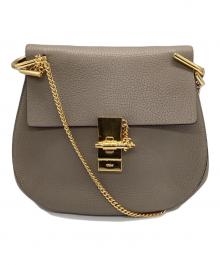 Chloe（クロエ）の古着「チェーンショルダーバッグ」｜グレー