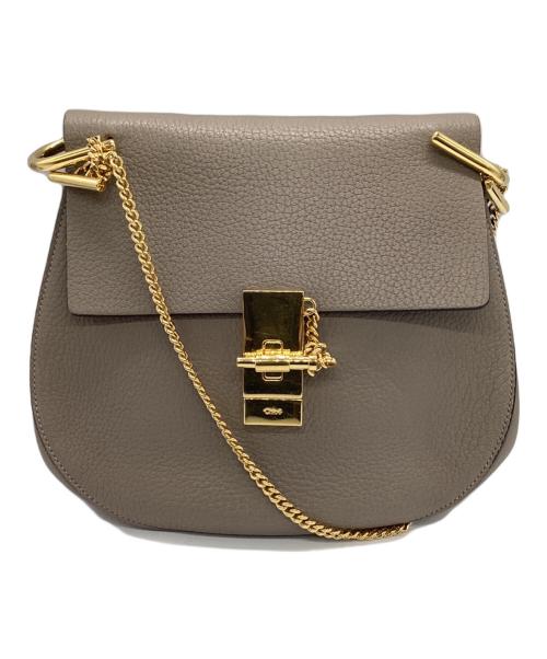 Chloe（クロエ）Chloe (クロエ) チェーンショルダーバッグ グレーの古着・服飾アイテム