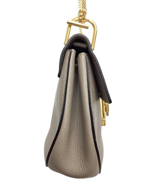 Chloe（クロエ）Chloe (クロエ) チェーンショルダーバッグ グレーの古着・服飾アイテム