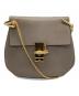 Chloe（クロエ）の古着「チェーンショルダーバッグ」｜グレー