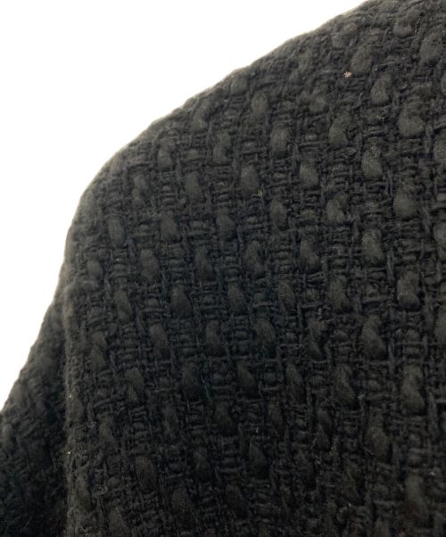 COEL（コエル）COEL (コエル) ツイードジャケットワンピース ブラック サイズ:36の古着・服飾アイテム