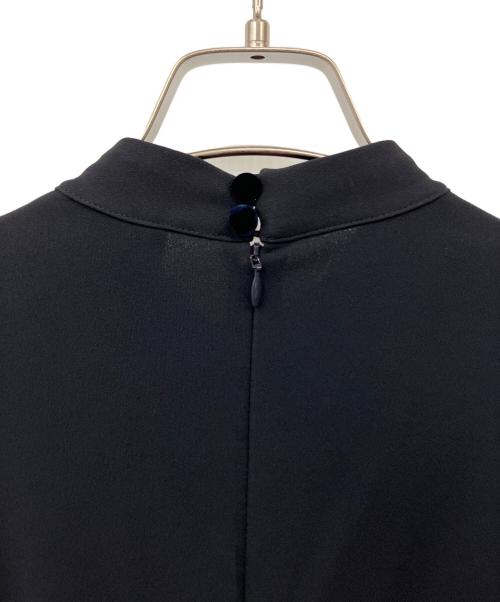 KEITA MARUYAMA（ケイタマルヤマ）KEITA MARUYAMA (ケイタマルヤマ) エレガントジャージードレス ネイビー サイズ:1の古着・服飾アイテム