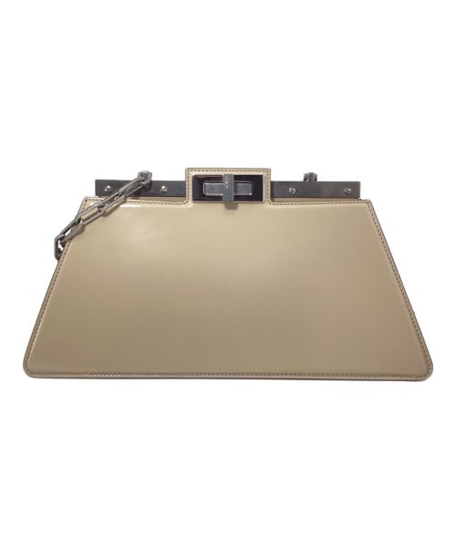 FENDI（フェンディ）FENDI (フェンディ) ピーカブーカット ミディアム ベージュ サイズ:ミディアムの古着・服飾アイテム