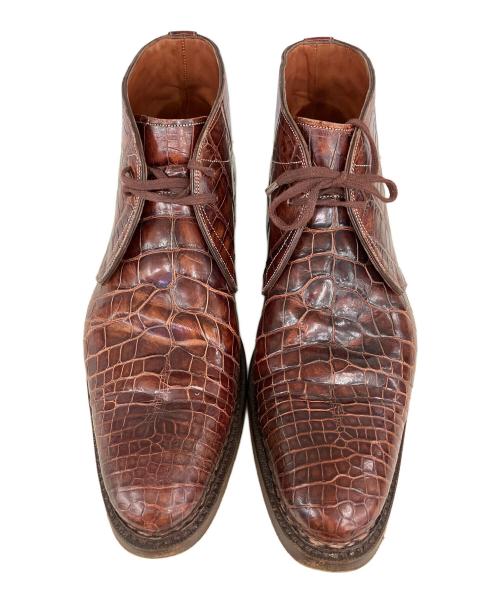 Santoni（サントーニ）Santoni (サントーニ) チャッカーブーツ ブラウン サイズ:6 1/2の古着・服飾アイテム