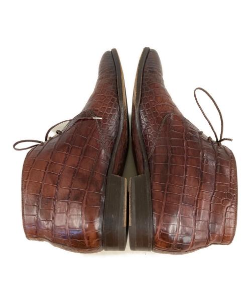 BRIONI（ブリオーニ）BRIONI (ブリオーニ) チャッカーブーツ ブラウン サイズ:7 1/2の古着・服飾アイテム