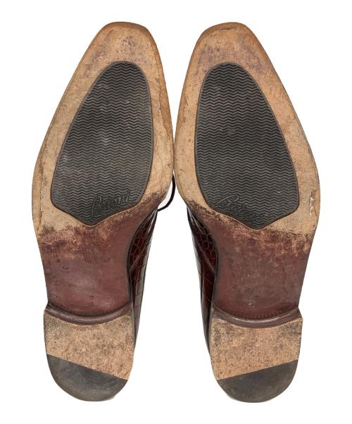 BRIONI（ブリオーニ）BRIONI (ブリオーニ) チャッカーブーツ ブラウン サイズ:7 1/2の古着・服飾アイテム