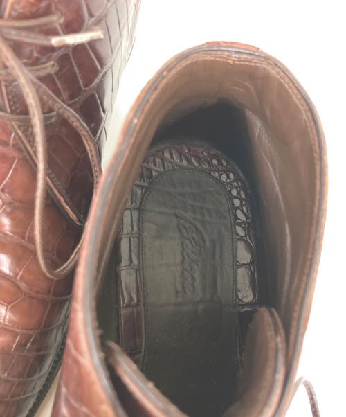 BRIONI（ブリオーニ）BRIONI (ブリオーニ) チャッカーブーツ ブラウン サイズ:7 1/2の古着・服飾アイテム