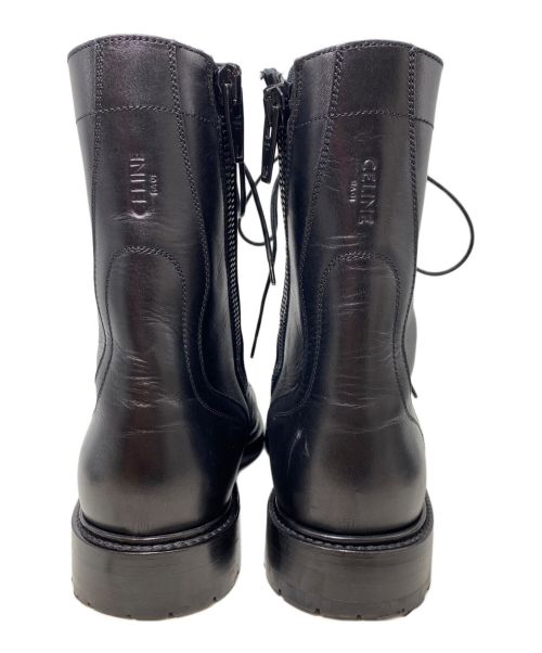 CELINE（セリーヌ）CELINE (セリーヌ) 20AW combat boots（コンバットブーツ） ブラック サイズ:42の古着・服飾アイテム