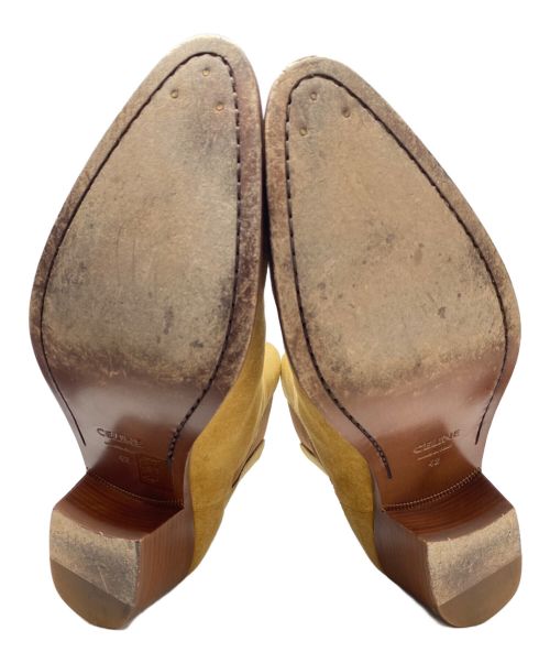 CELINE（セリーヌ）CELINE (セリーヌ) Suede side gore boot（スエードサイドゴアブーツ） ブラウン サイズ:42の古着・服飾アイテム