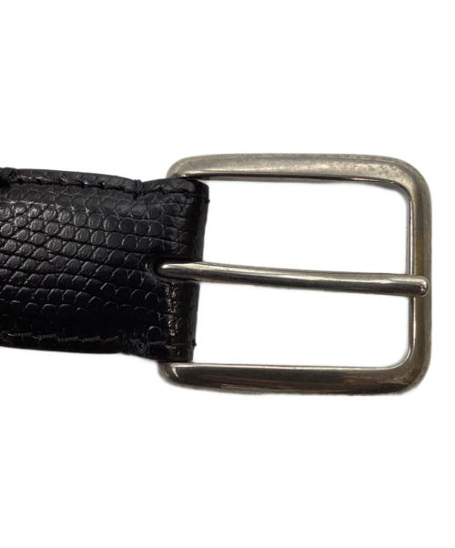 CELINE（セリーヌ）CELINE (セリーヌ) レザーベルト ブラック サイズ:90cmの古着・服飾アイテム