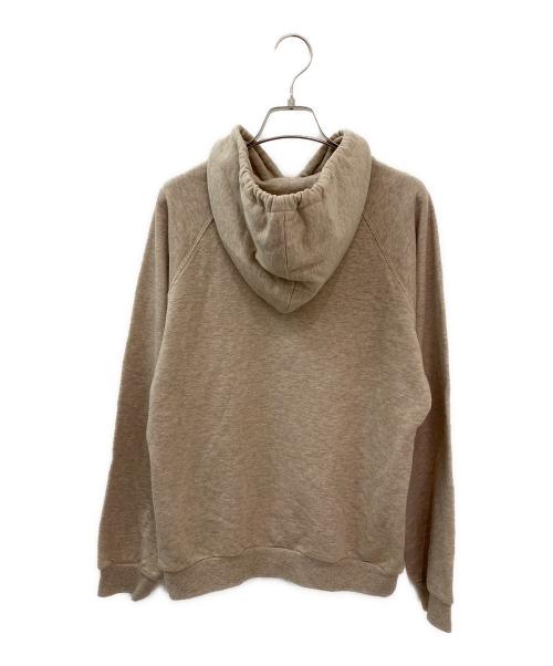 CELINE（セリーヌ）CELINE (セリーヌ) サルキーロゴプルオーバーパーカー ベージュ サイズ:Lの古着・服飾アイテム