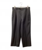CELINEセリーヌ）の古着「タックワイドパンツ」｜ブラック