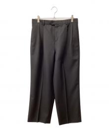 CELINE（セリーヌ）の古着「タックワイドパンツ」｜ブラック