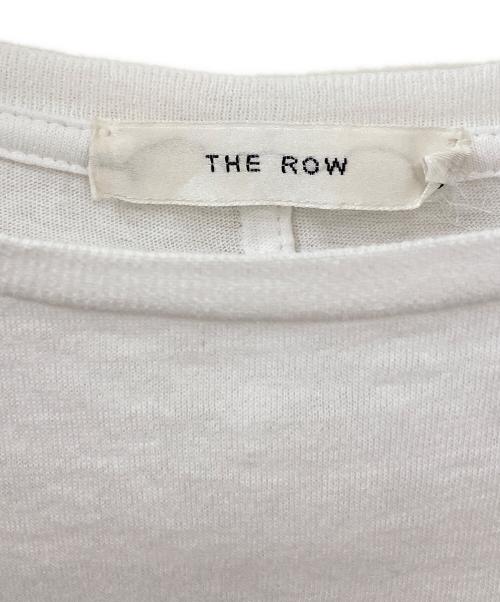 THE ROW（ザ ロウ）THE ROW (ザ ロウ) 手書きロゴプリントカットオフTシャツ ホワイト サイズ:XSの古着・服飾アイテム