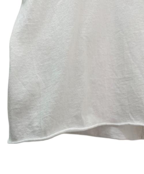 THE ROW（ザ ロウ）THE ROW (ザ ロウ) 手書きロゴプリントカットオフTシャツ ホワイト サイズ:XSの古着・服飾アイテム