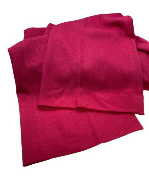 ANAYI（アナイ）ANAYI (アナイ) ウール調合繊ワイドパンツ ショッキングピンク サイズ:36の古着・服飾アイテム