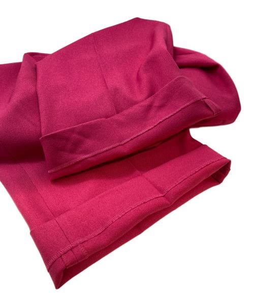 ANAYI（アナイ）ANAYI (アナイ) ウール調合繊ワイドパンツ ショッキングピンク サイズ:36の古着・服飾アイテム