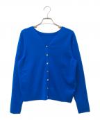 ANAYIアナイ）の古着「ウールスムースVネック カーディガン」｜ブルー